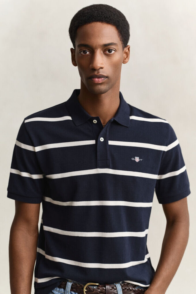 Striped Polo Shirt Striped Polo Shirt