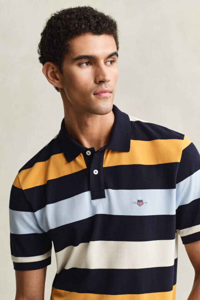 Striped Polo Shirt Striped Polo Shirt
