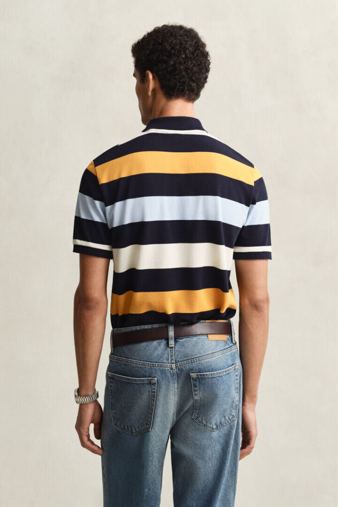 Striped Polo Shirt Striped Polo Shirt