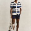 Striped Polo Sweater Striped Polo Sweater