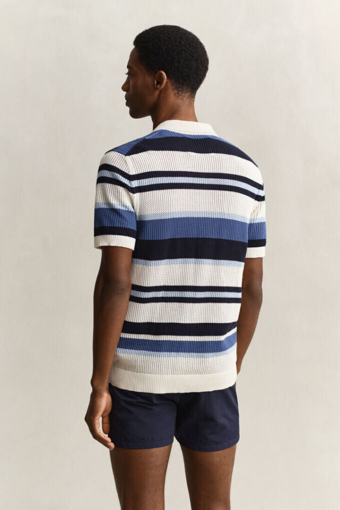 Striped Polo Sweater Striped Polo Sweater