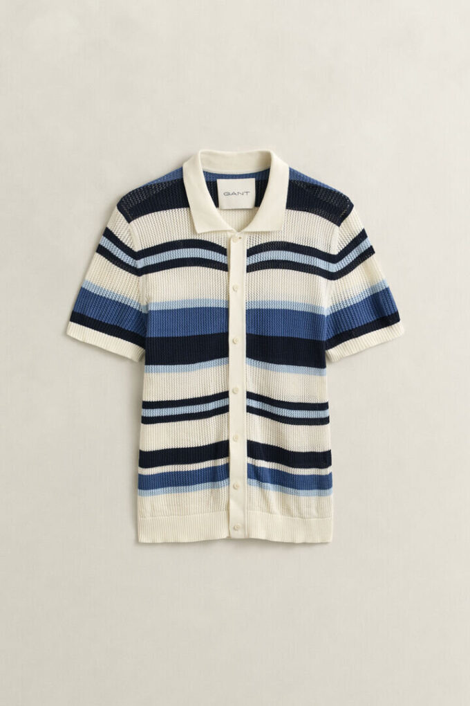 Striped Polo Sweater Striped Polo Sweater