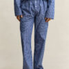Striped Poplin Pajama Set
