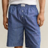 Striped Poplin Pajama Shorts Striped Poplin Pajama Shorts