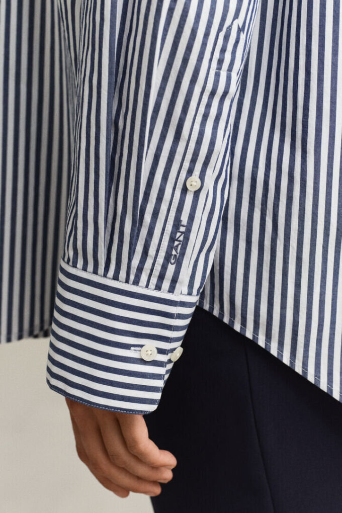 Striped Poplin Shirt Striped Poplin Shirt