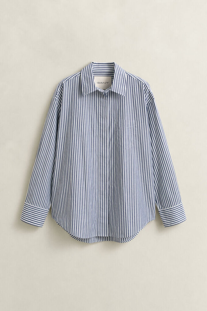 Striped Poplin Shirt Striped Poplin Shirt