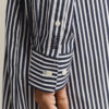 Striped Poplin Shirt Dress