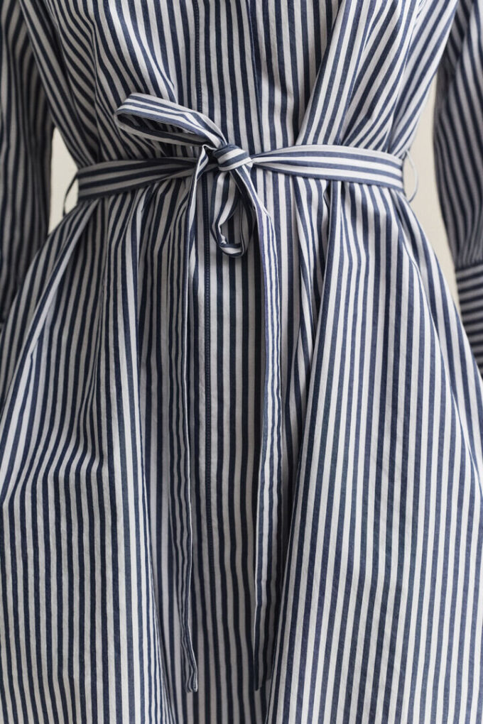 Striped Poplin Shirt Dress Striped Poplin Shirt Dress