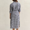 Striped Poplin Shirt Dress