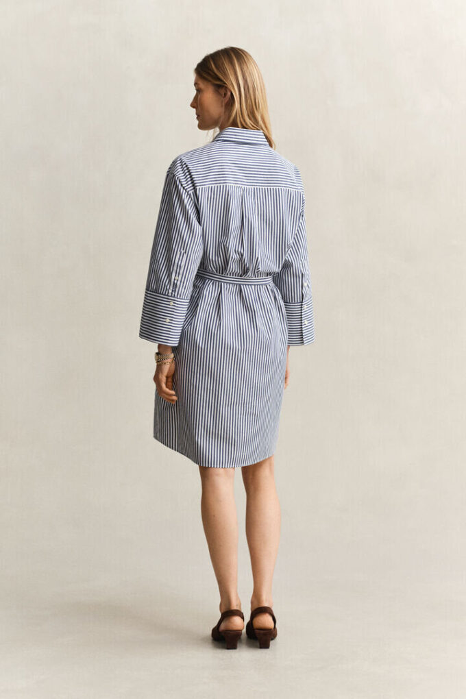 Striped Poplin Shirt Dress Striped Poplin Shirt Dress