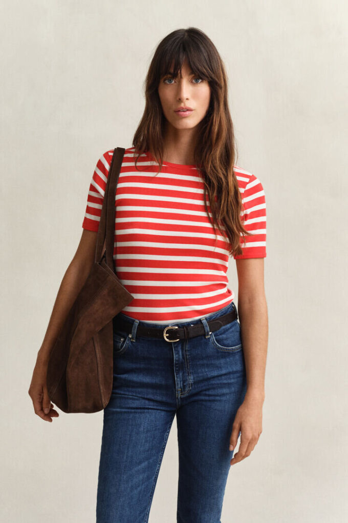 Striped Rib T-Shirt Striped Rib T-Shirt