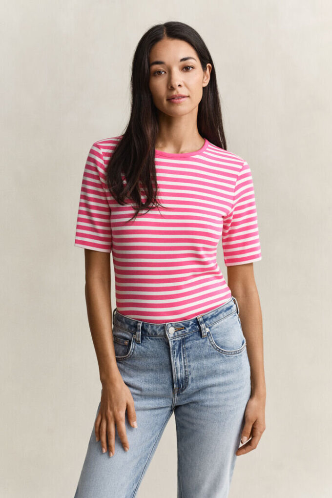 Striped Rib T-Shirt Striped Rib T-Shirt