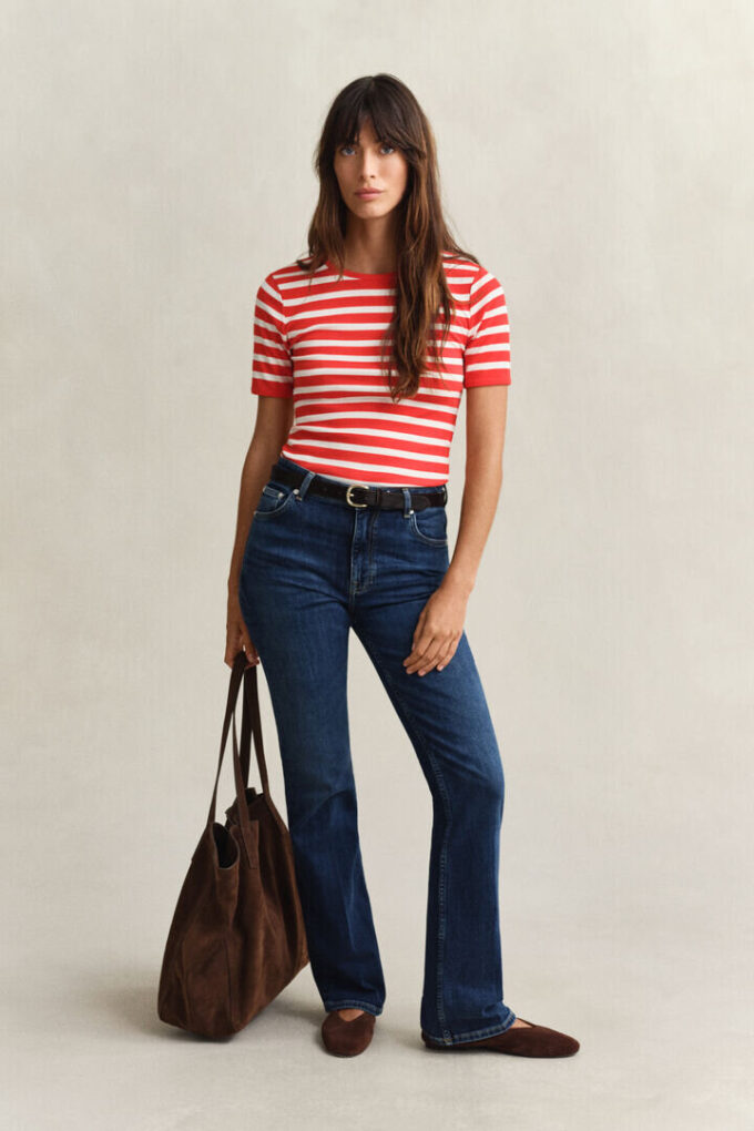 Striped Rib T-Shirt Striped Rib T-Shirt