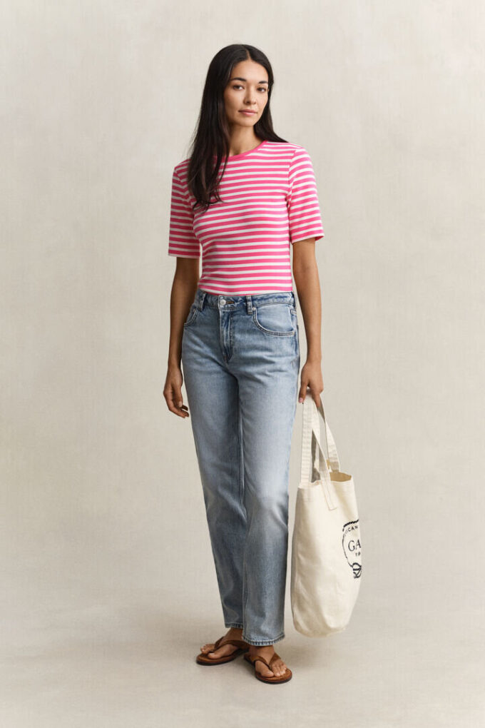 Striped Rib T-Shirt Striped Rib T-Shirt
