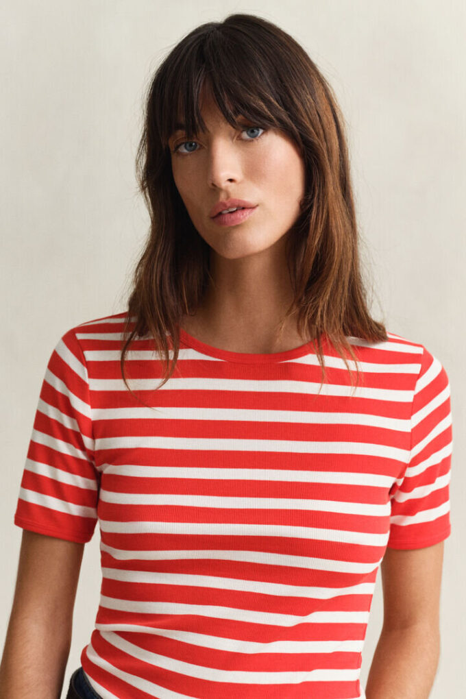 Striped Rib T-Shirt Striped Rib T-Shirt
