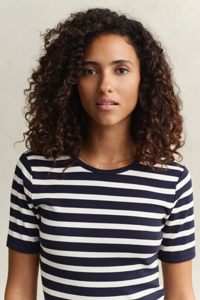 Striped Rib T-Shirt Striped Rib T-Shirt