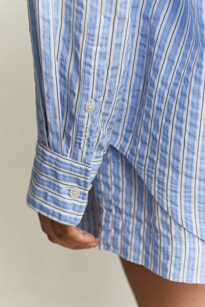 Striped Seersucker Shirt Striped Seersucker Shirt