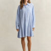 Striped Seersucker Shirt Dress Striped Seersucker Shirt Dress