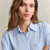 Striped Seersucker Shirt Dress Striped Seersucker Shirt Dress