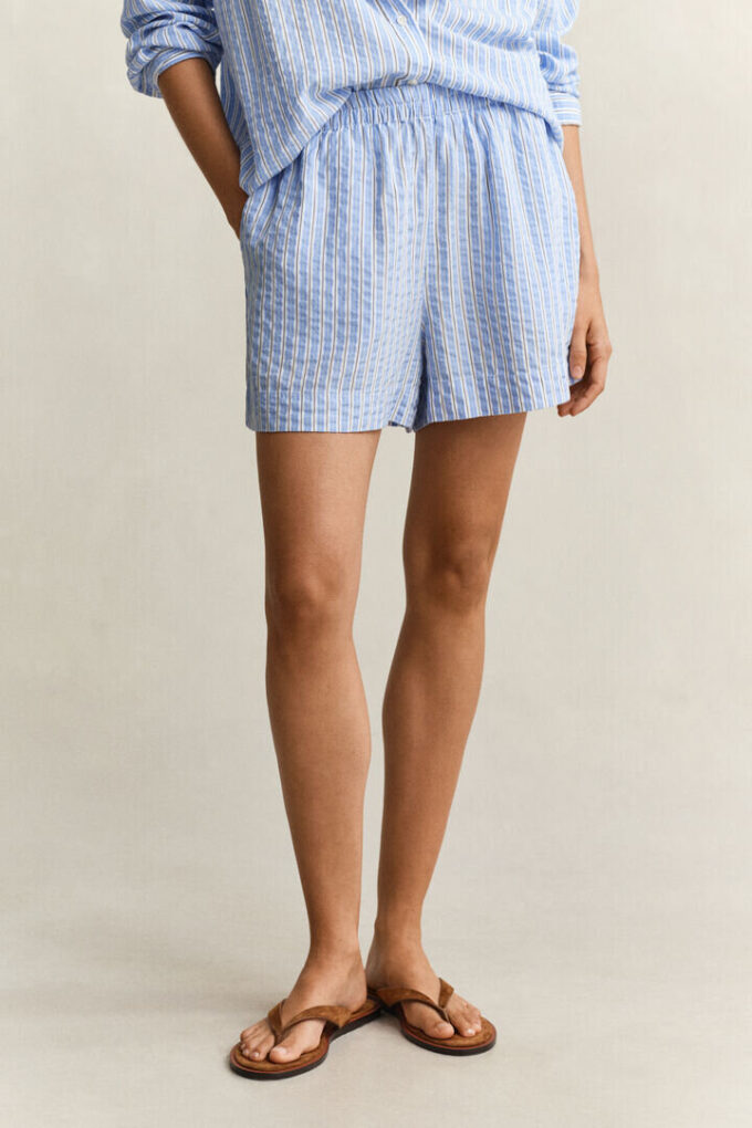 Striped Seersucker Shorts Striped Seersucker Shorts