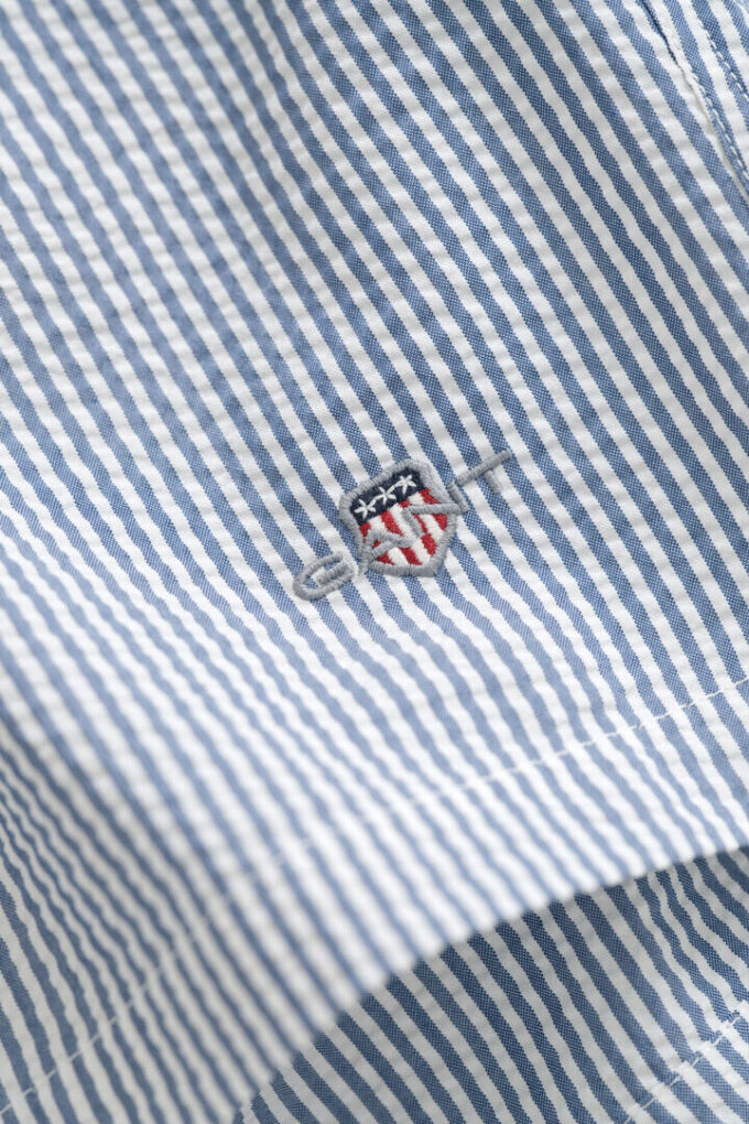 Striped Seersucker Swim Shorts Striped Seersucker Swim Shorts