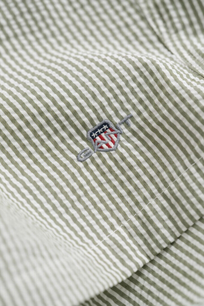 Striped Seersucker Swim Shorts Striped Seersucker Swim Shorts
