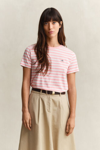 Striped Shield T-Shirt