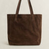 Suede Tote Bag