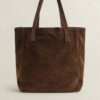 Suede Tote Bag