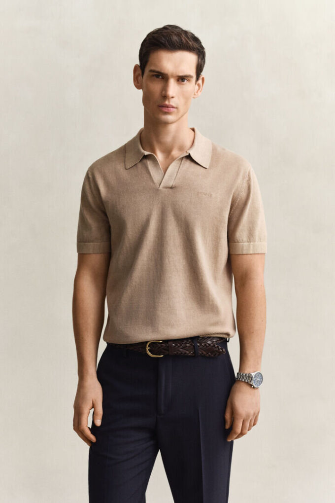 Sunfaded Polo Sweater Sunfaded Polo Sweater