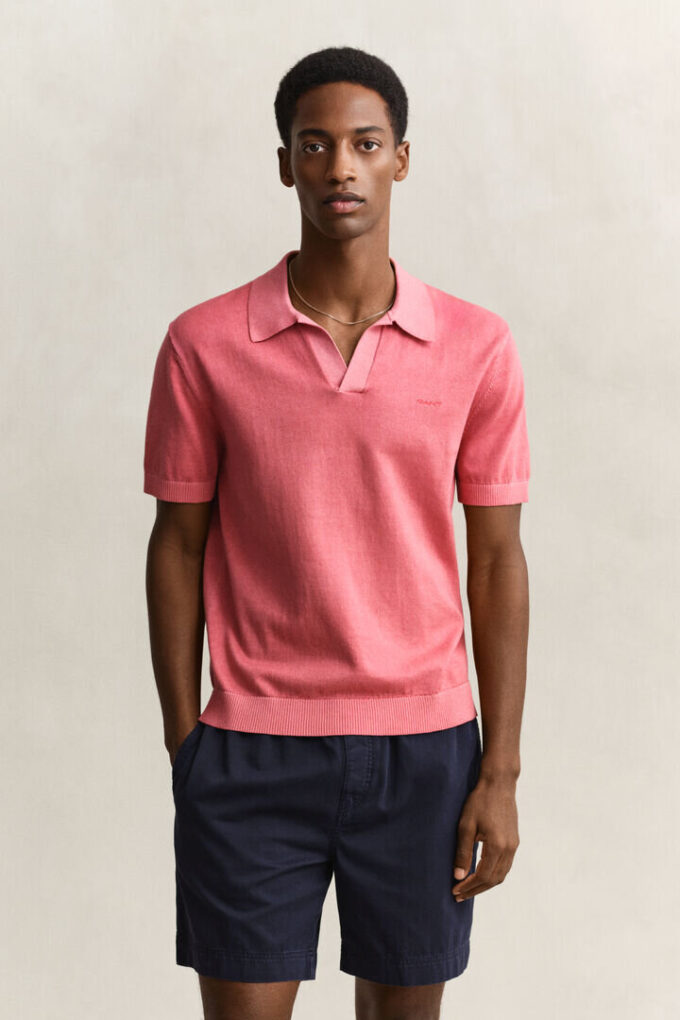 Sunfaded Polo Sweater Sunfaded Polo Sweater