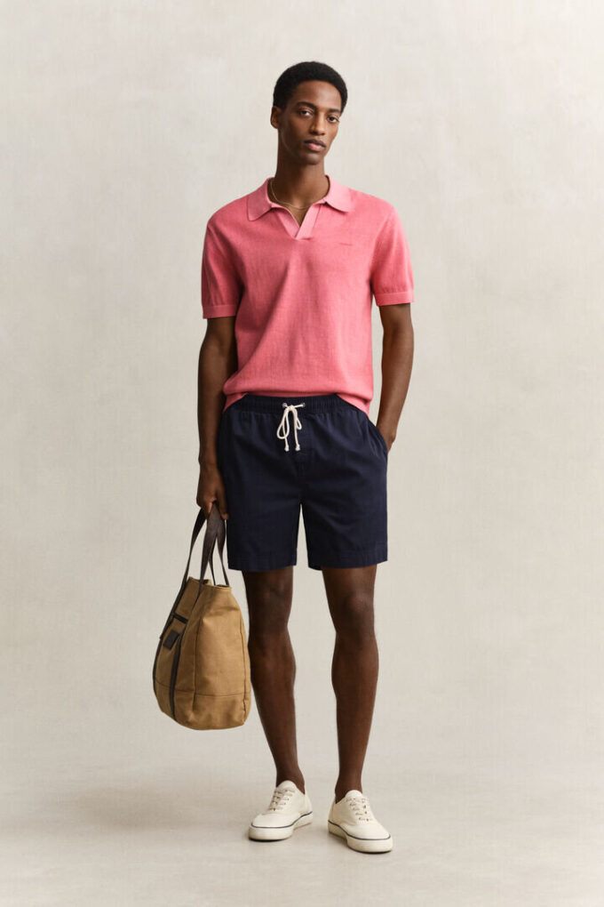 Sunfaded Polo Sweater Sunfaded Polo Sweater