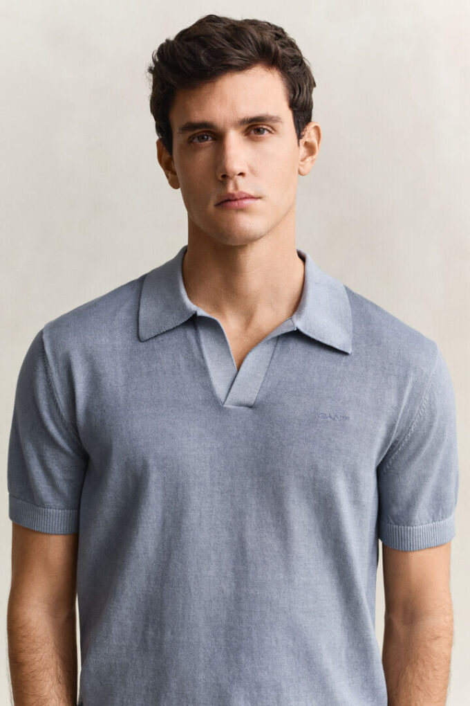 Sunfaded Polo Sweater Sunfaded Polo Sweater