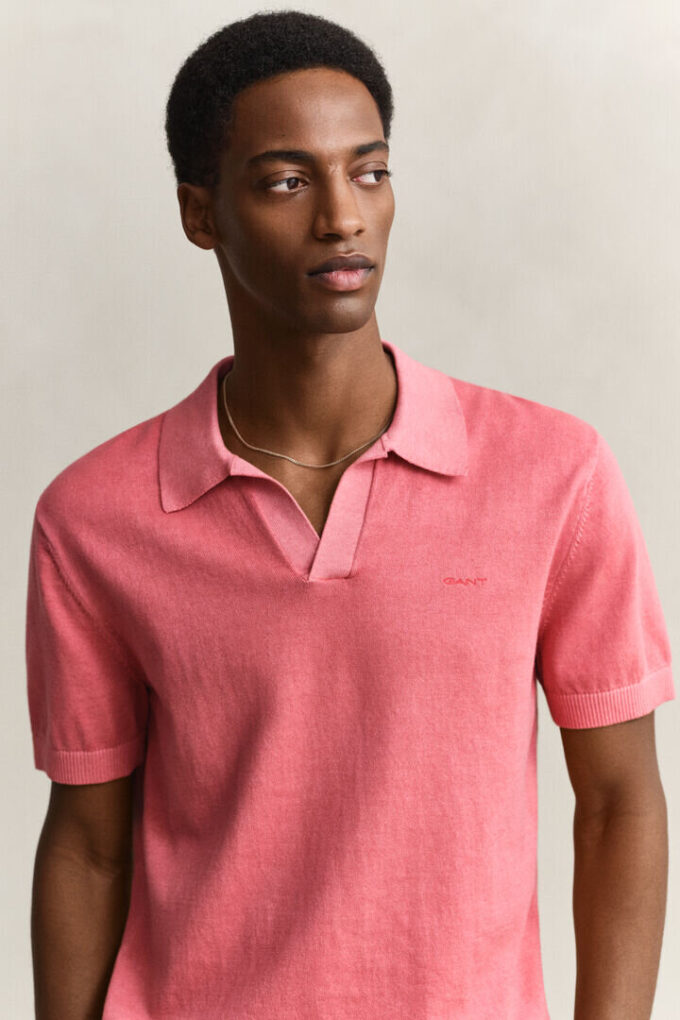 Sunfaded Polo Sweater Sunfaded Polo Sweater