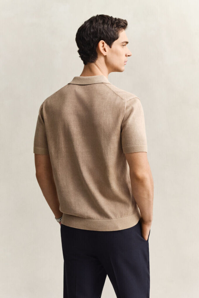 Sunfaded Polo Sweater Sunfaded Polo Sweater