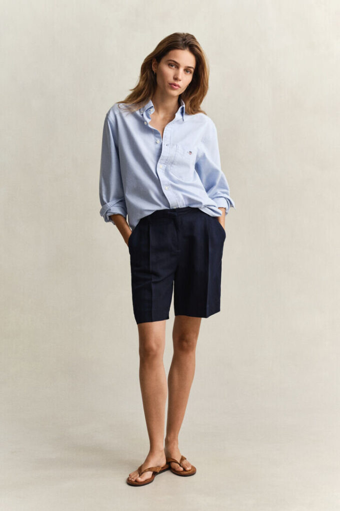 Tailored Linen Blend Shorts Tailored Linen Blend Shorts