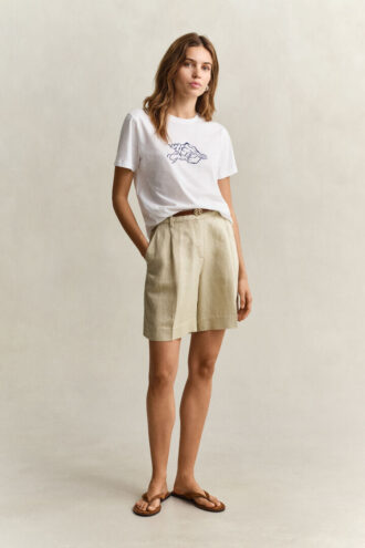 Tailored Linen Blend Shorts Tailored Linen Blend Shorts