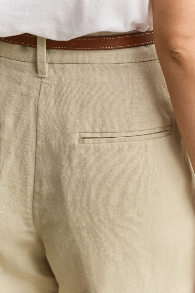 Tailored Linen Blend Shorts Tailored Linen Blend Shorts