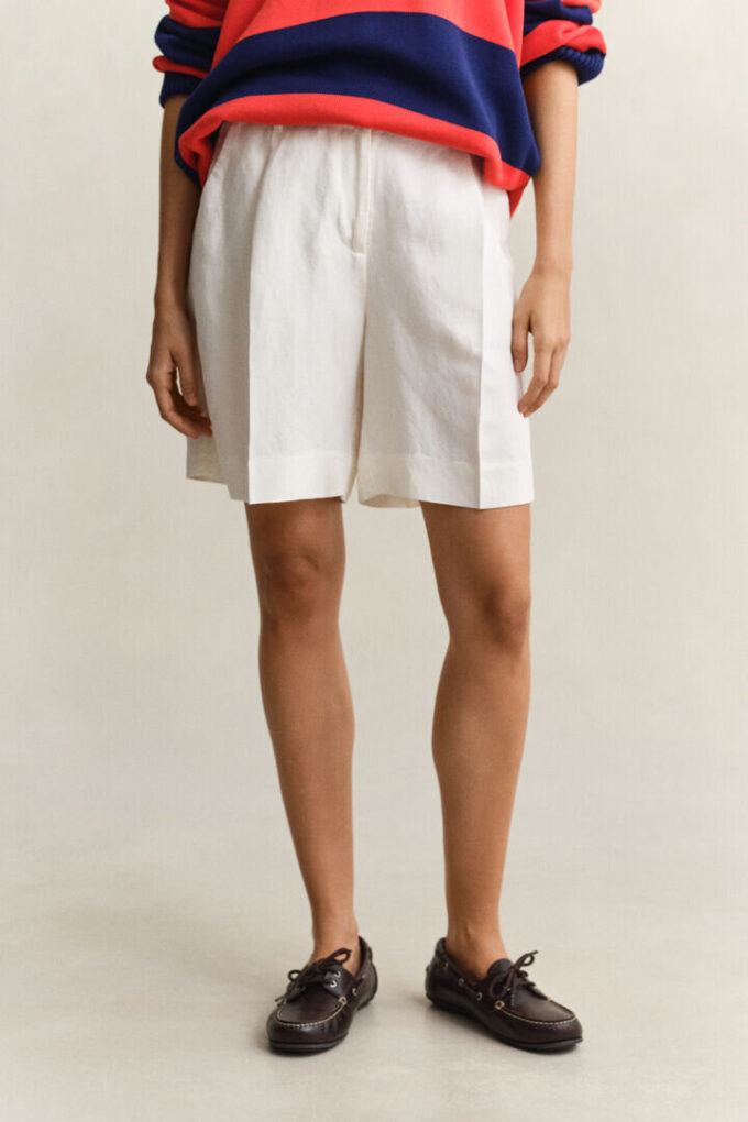 Tailored Linen Blend Shorts Tailored Linen Blend Shorts