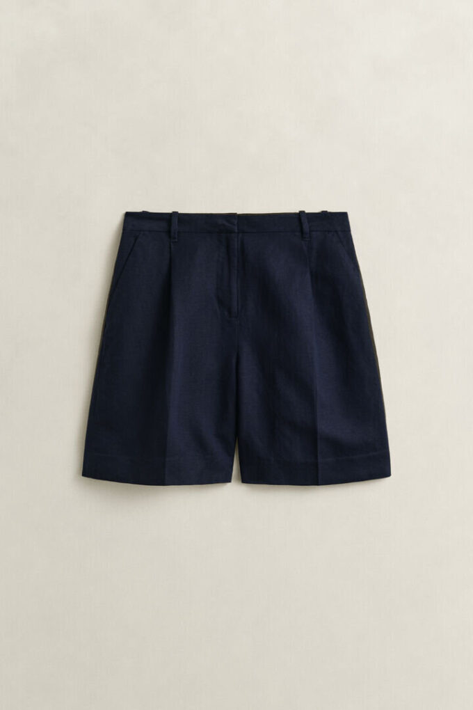 Tailored Linen Blend Shorts Tailored Linen Blend Shorts
