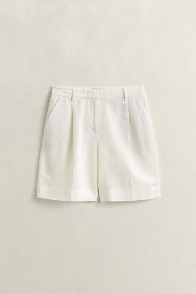 Tailored Linen Blend Shorts Tailored Linen Blend Shorts