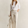 Tailored Linen Stretch Pants Tailored Linen Stretch Pants