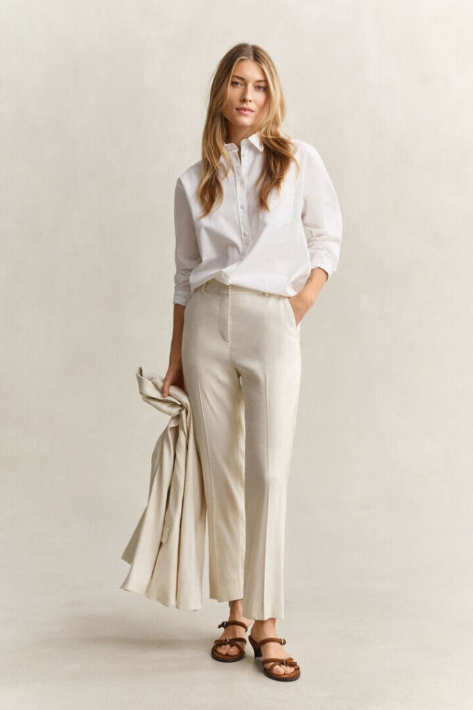 Tailored Linen Stretch Pants Tailored Linen Stretch Pants