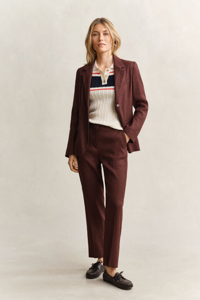 Tailored Linen Stretch Pants Tailored Linen Stretch Pants