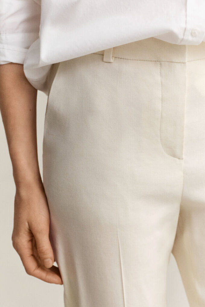Tailored Linen Stretch Pants Tailored Linen Stretch Pants
