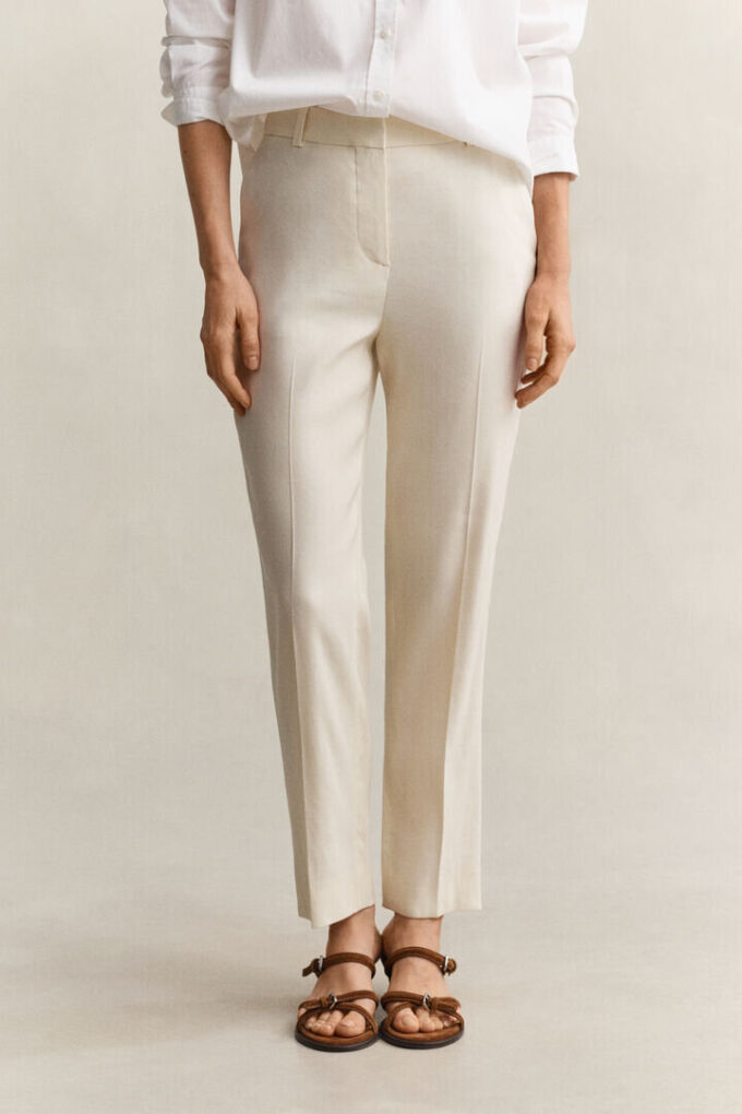 Tailored Linen Stretch Pants Tailored Linen Stretch Pants