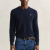 Textured Cotton Crew Neck Sweater Textured Cotton Crew Neck Sweater