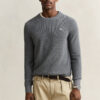 Textured Cotton Crew Neck Sweater Textured Cotton Crew Neck Sweater