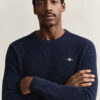 Textured Cotton Crew Neck Sweater Textured Cotton Crew Neck Sweater