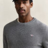 Textured Cotton Crew Neck Sweater Textured Cotton Crew Neck Sweater